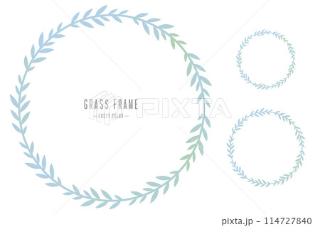 オシャレな草の枠 オシャレな草の枠 114727840