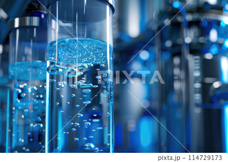 Generative ai on the theme of water filtration system for home, clean soft liquid to drinking 114729173