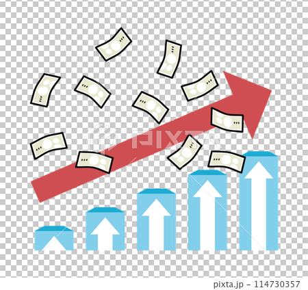 Illustration of business performance improvement 114730357