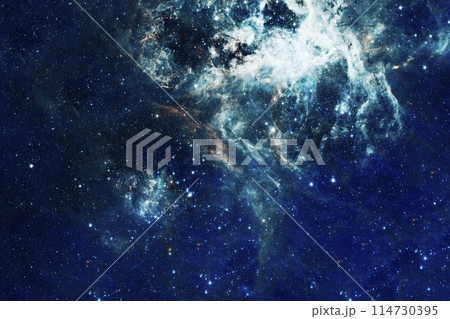 Blue cosmic nebula. Elements of this image furnished by NASA Blue cosmic nebula. Elements of this image furnished by NASA 114730395