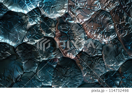 Generative ai on theme of beautiful futuristic shell stone wall for design abstract background 114732498
