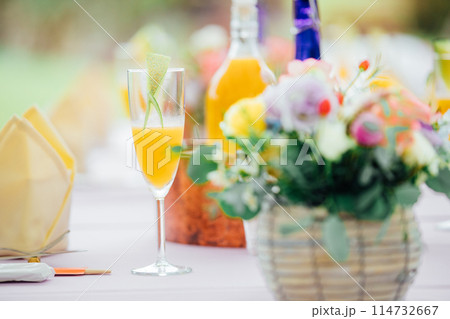 ウエディング　披露宴　乾杯 114732667