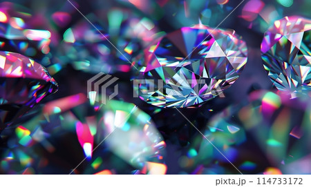 Transform into a captivating abstract diamond backdrop. 114733172