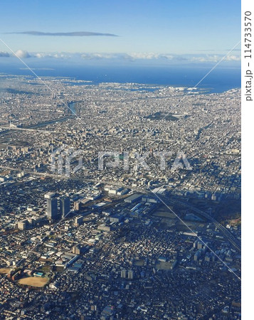 飛行機からの風景 飛行機からの風景 114733570