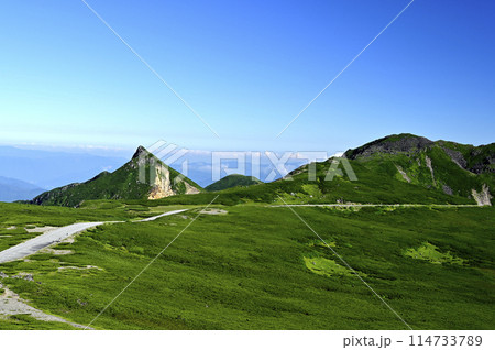 烏帽子岳（撮影地：乗鞍、大黒岳） 114733789