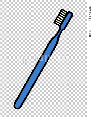 Simple toothbrush illustration material 114733801
