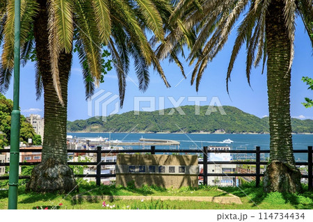 鳥羽市、城山公園(鳥羽城跡)の風景 鳥羽市、城山公園(鳥羽城跡)の風景 114734434
