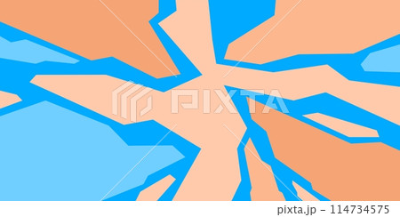 Seamless Cool Peach Fuzz And Light Blue Trendy Abstract Pattern Vector Illustration Background Art Seamless Cool Peach Fuzz And Light Blue Trendy Abstract Pattern Vector Illustration Background Art 114734575