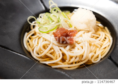 美味しい長崎名物の五島うどん 美味しい長崎名物の五島うどん 114736467
