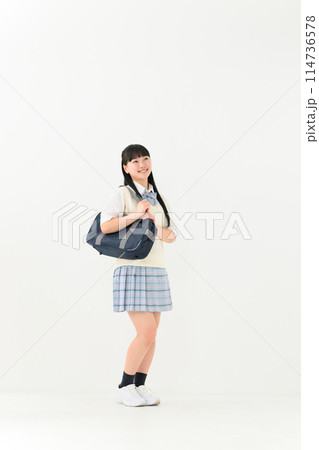 女子高生　ポートレート　縦 114736578
