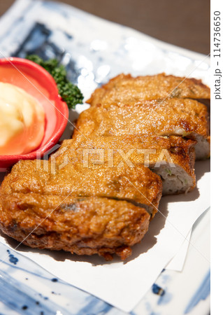 おいしいアジのすり身揚げ 114736650