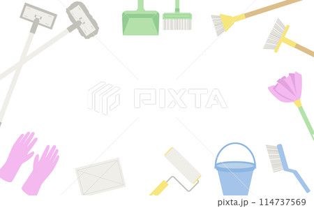 掃除道具のフレーム 掃除道具のフレーム 114737569