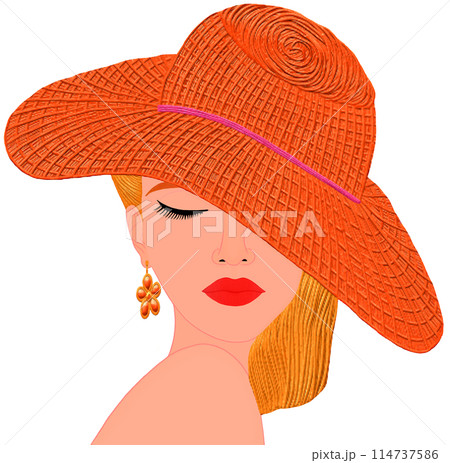 hat of woman 114737586