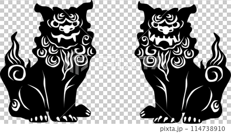 シーサーのイラスト 114738910