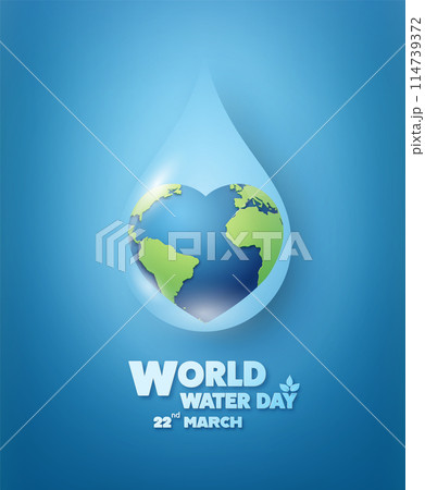 concept of ecology and world water day . 114739372