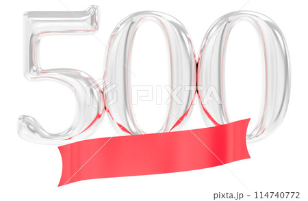 Happy Anniversary Number 3D Render 114740772
