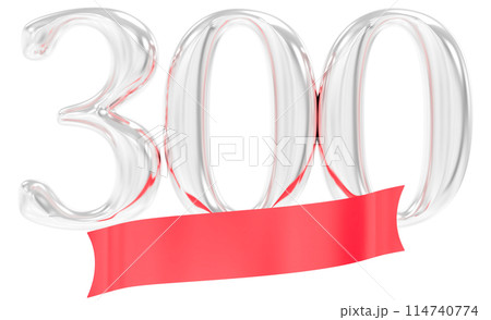 Happy Anniversary Number 3D Render 114740774