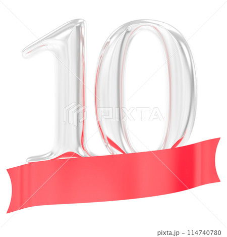 Happy Anniversary Number 3D Render 114740780