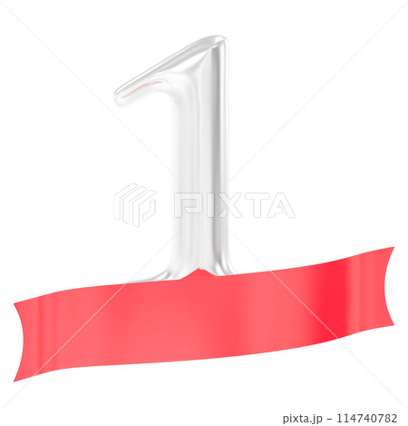 Happy Anniversary Number 3D Render 114740782