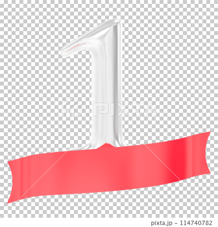 Happy Anniversary Number 3D Render 114740782