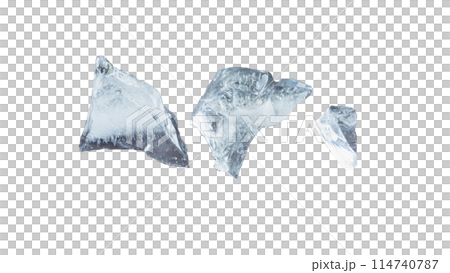 Ice cracking and cutting 114740787