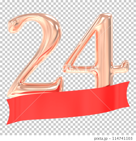 Happy Anniversary Number 3D Render 114741103