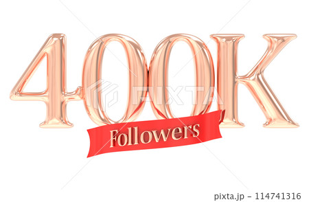 Number Anniversary And Number Followers 3D Render 114741316