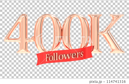 Number Anniversary And Number Followers 3D Render 114741316