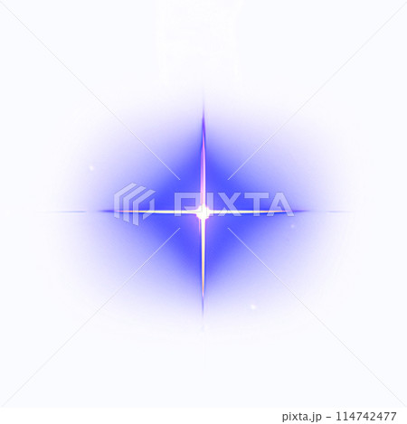 光 煌めき キラキラパーティクル 青のイラスト素材 [114742477] - PIXTA
