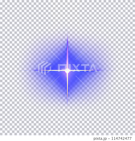 光 煌めき キラキラパーティクル 青のイラスト素材 [114742477] - PIXTA