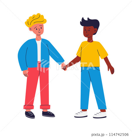 Two men holding hands. Pride Month Two men holding hands. Pride Month 114742506