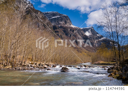The Sima river near Eidfjord 114744591