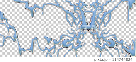 3D chrome liquid background abstract futuristic silver shape, fluid mercury glossy metal surface. 3D chrome liquid background abstract futuristic silver shape, fluid mercury glossy metal surface. 114744824