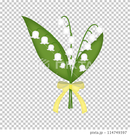 すずらんの小さい花束 114749397