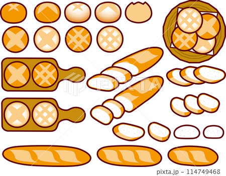 ブール、フランスパン 114749468