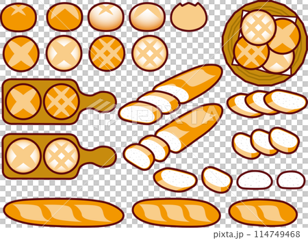 ブール、フランスパン 114749468