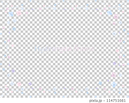 A stylish rainy season frame background illustration with hydrangea flowers and rain 114751081