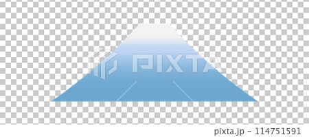 簡單的富士山,雪山插圖白色背景上孤立的平面向量素材 簡單的富士山,雪山插圖白色背景上孤立的平面向量素材 114751591