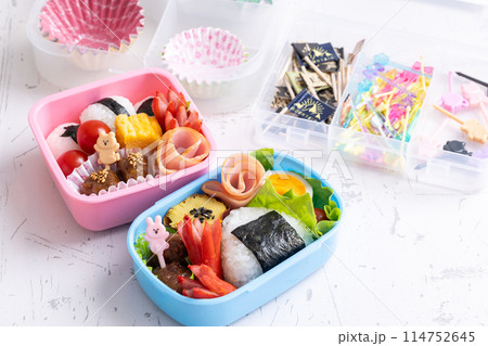 お弁当とピック children's lunch box お弁当とピック children's lunch box 114752645