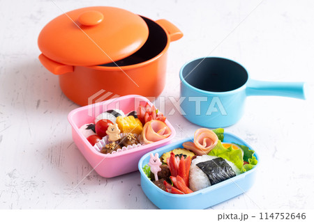お弁当とピック children's lunch box お弁当とピック children's lunch box 114752646