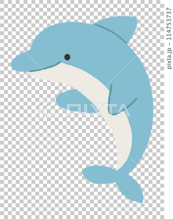 海豚跳躍的插圖 海豚跳躍的插圖 114753737