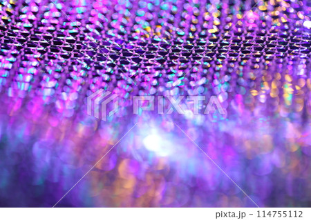 Metal Mesh in Lighting macro shot 114755112