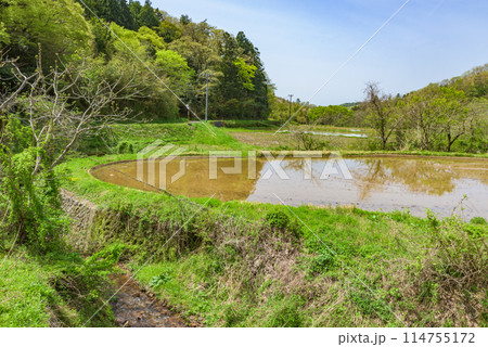 世界遺産「佐渡島(さど)の金山」 重文景「佐渡西三川の砂金山由来の農山村景観」 世界遺産「佐渡島(さど)の金山」 重文景「佐渡西三川の砂金山由来の農山村景観」 114755172