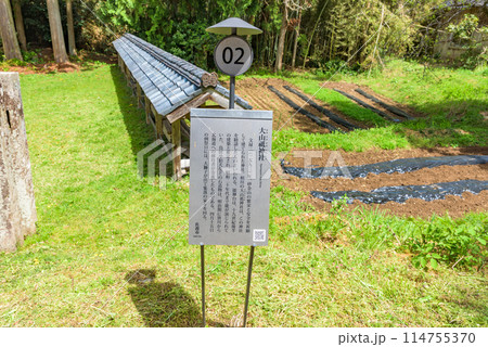 世界遺産「佐渡島（さど）の金山」　重文景「佐渡西三川の砂金山由来の農山村景観」　大山祗神社 114755370