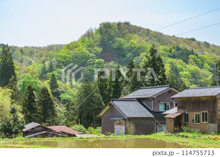 世界遺産「佐渡島(さど)の金山」 重文景「佐渡西三川の砂金山由来の農山村景観」 虎丸山 世界遺産「佐渡島(さど)の金山」 重文景「佐渡西三川の砂金山由来の農山村景観」 虎丸山 114755713