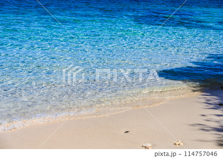 きれいな南国のビーチ きれいな南国のビーチ 114757046