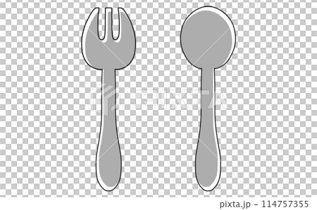 Loose and simple cutlery set of 2, solid color Loose and simple cutlery set of 2, solid color 114757355