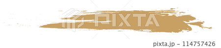 アナログタッチ素材：筆の質感　墨　インク　筆模様　波模様筆の筆跡素材。ブラシストローク 114757426