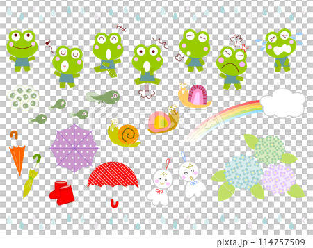 雨季影像插圖集 雨季影像插圖集 114757509