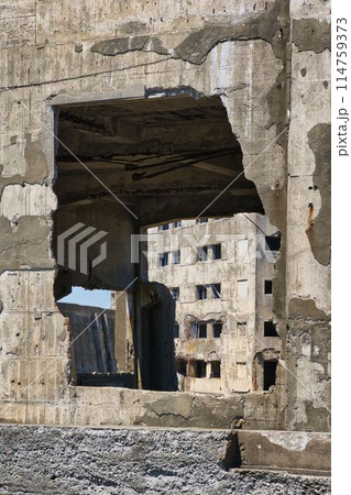 長崎 軍艦島 景観 長崎 軍艦島 景観 114759373